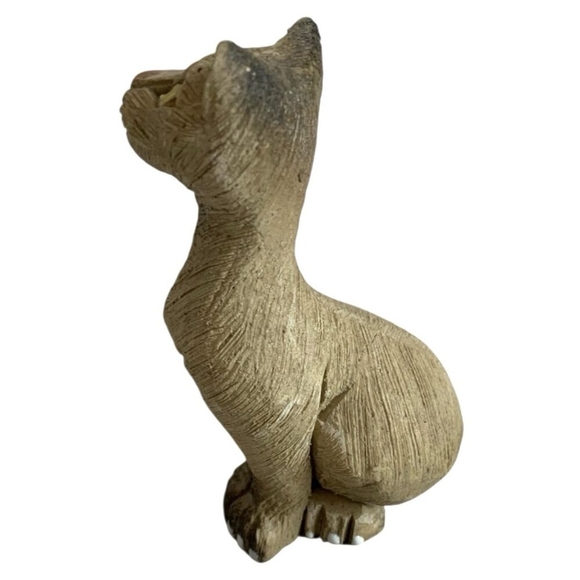 Artesania Rinconada Vintage 3.5” Siamese Cat Hand Crafted Pottery Uruguay Rare - Picture 4 of 5